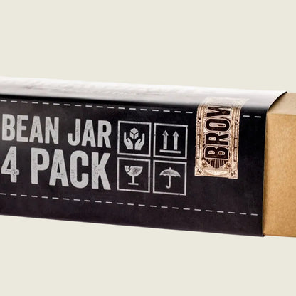 Comandante 4 Bean Jars Clear