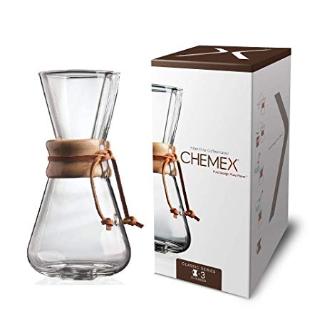 CHEMEX Filter-Drip Coffeemaker 3 Cup