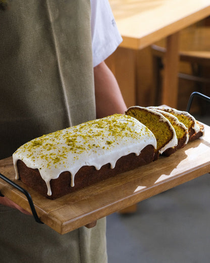 Pistachio Cardamom Loaf