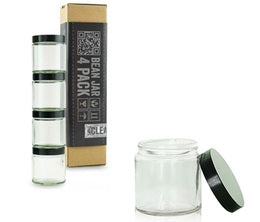 Comandante 4 Bean jars Clear