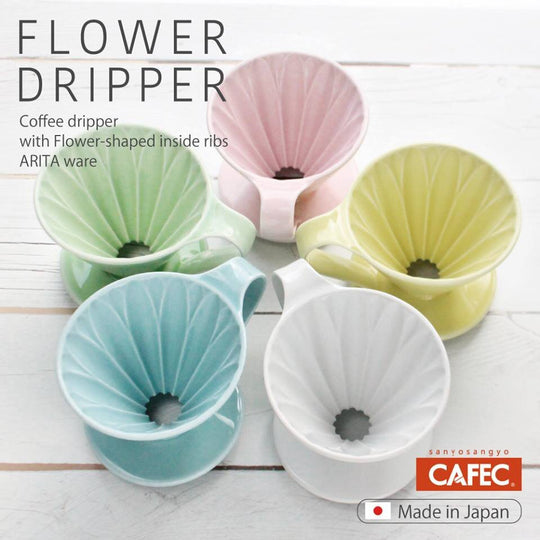 CAFEC Arita Ware Flower Dripper Cup 4