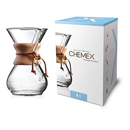 CHEMEX Filter-Drip Coffeemaker 6 Cup